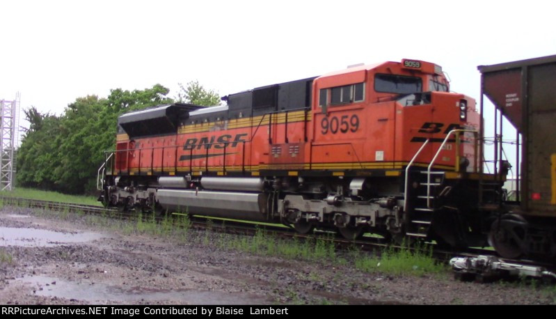 BNSF coal train DPU